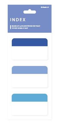 Navy Blue Series Index Tabs (3*20 Sheets)