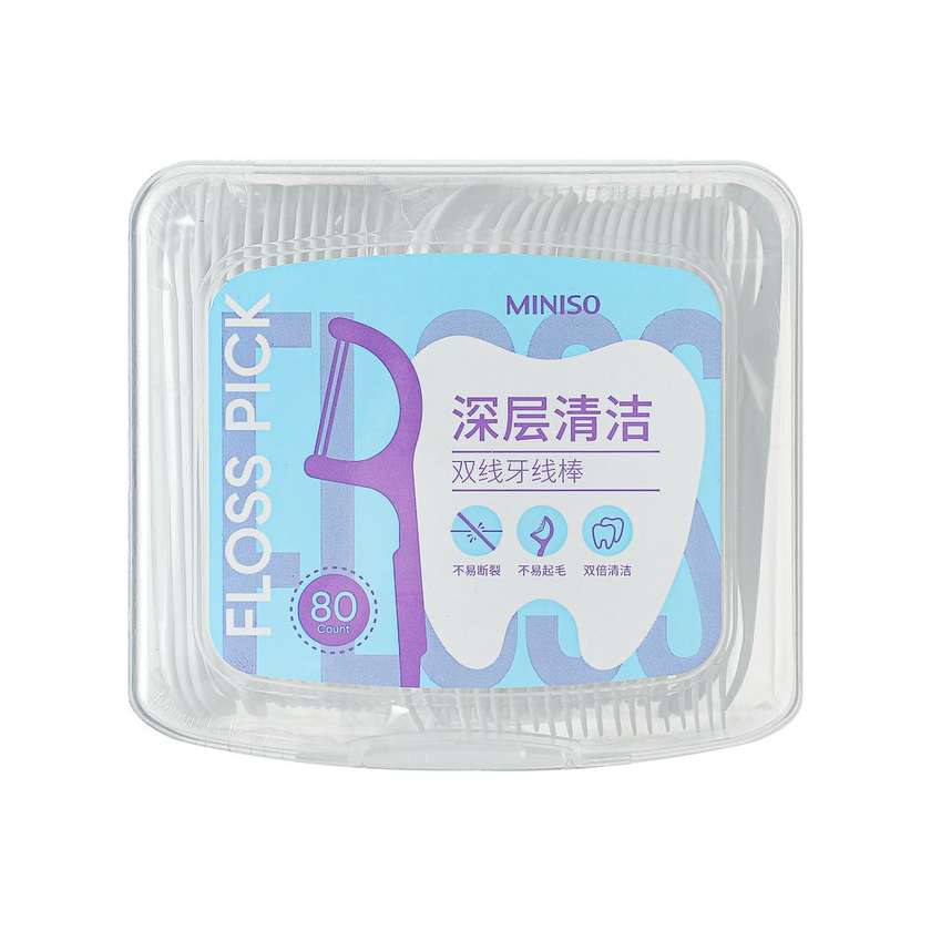 Two Line Dental Flossers (80 pcs)