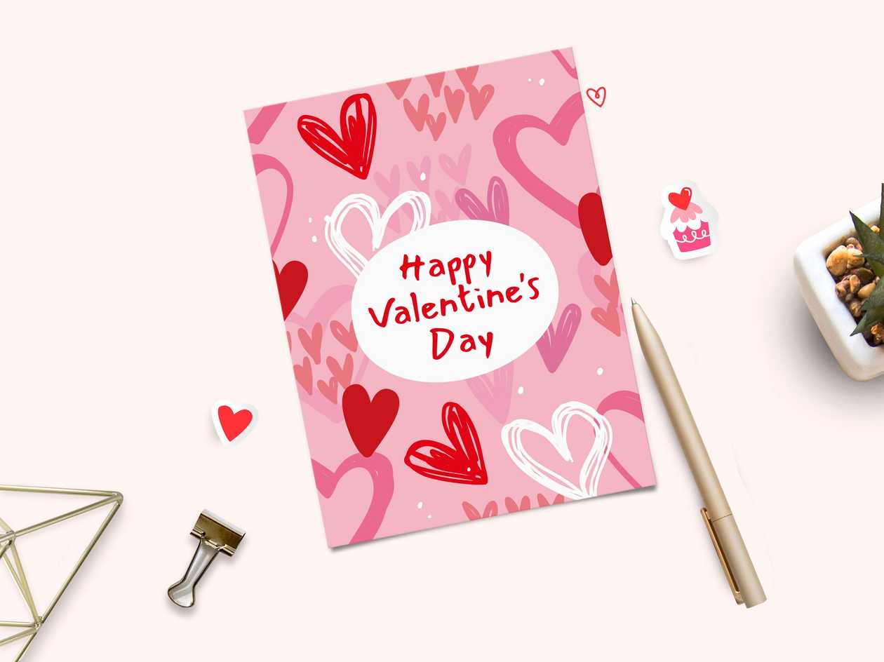 Love Confession Collection Heart-to-Heart Gold-Stamping Greeting Card (11*15cm)