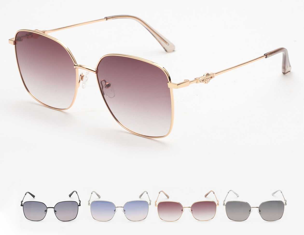 F-040 Polarized Large Frame Sunglasses