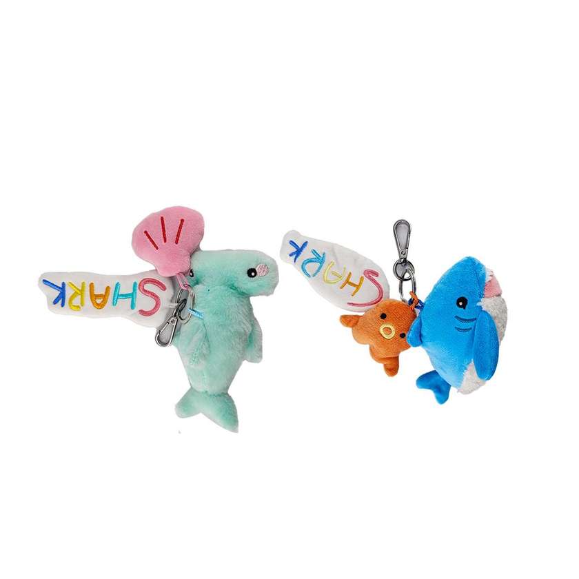 Ocean Series 3.5in. Plush Pendant(2 Assorted Models: Shark)