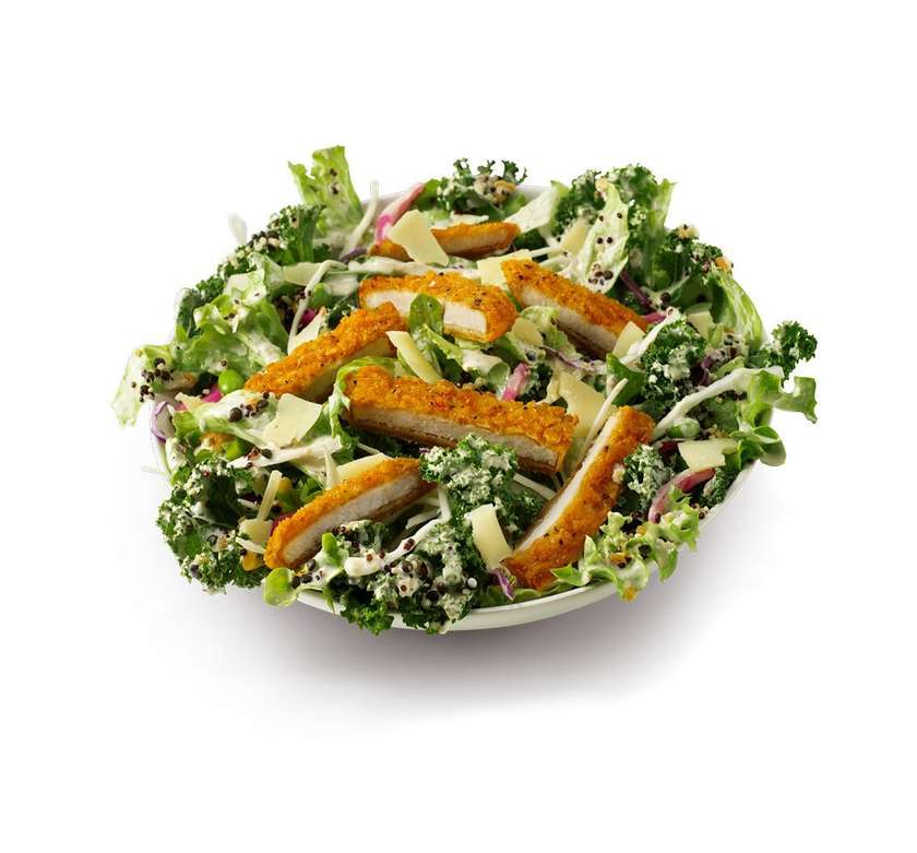 Green Kale Caesar Salad