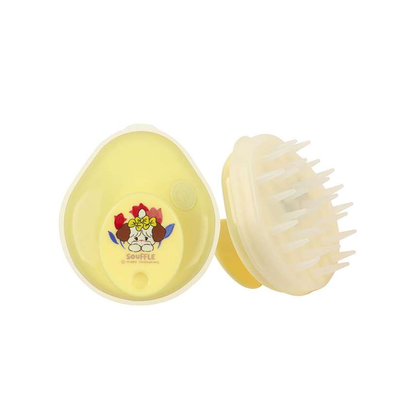 Mikko Collection Electric Scalp Massaging Brush Model: MAXE-2023-M2(Yellow)