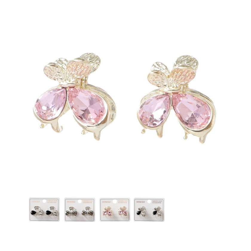 Bowknot Mini Hair Claw Clips (2 pcs)