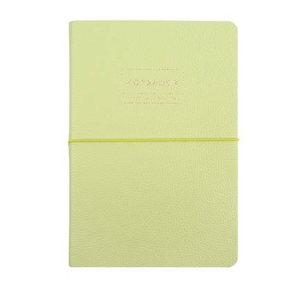 Lime Series A5 PU Cover Hardcover Book with Band (80 Sheets) (PDQ)