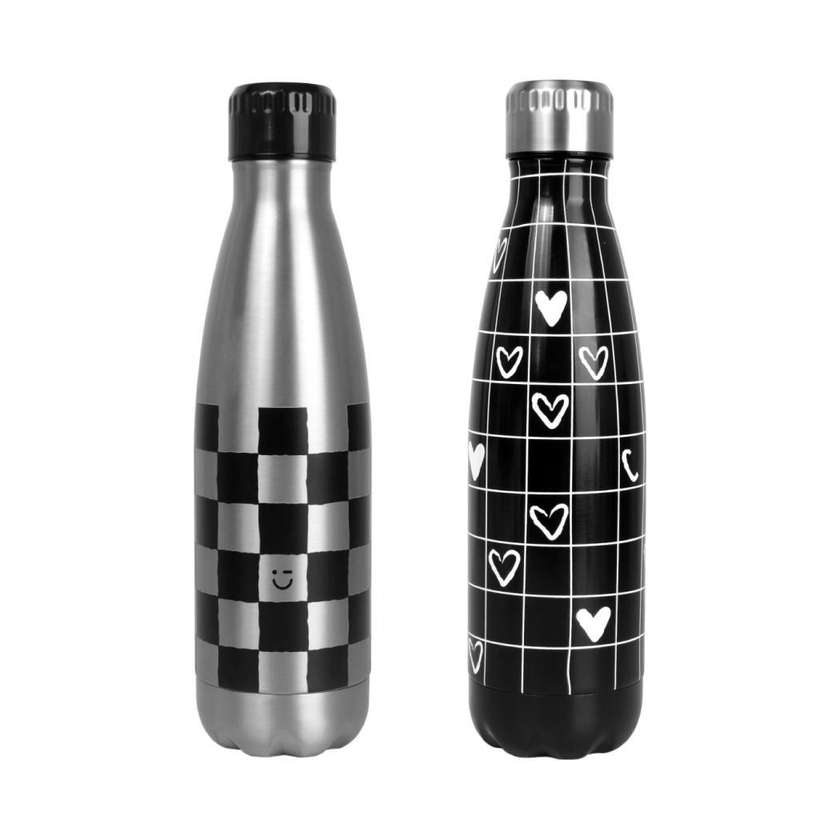 Black & White Collection Insulated Bottle 500mL