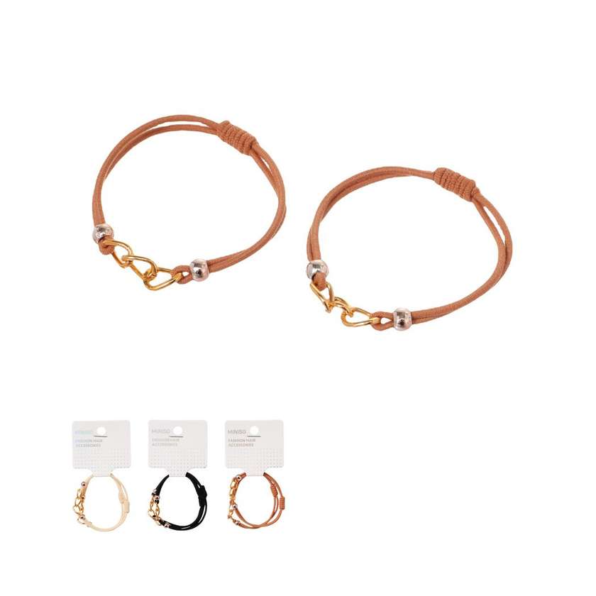 Korean Style Hair Ties (2 pcs)