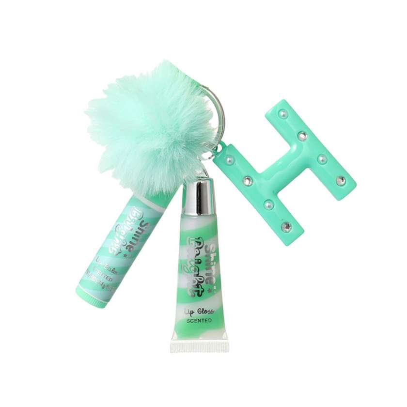 Dessert Theme Letter Design Lip Care Keychain(H)