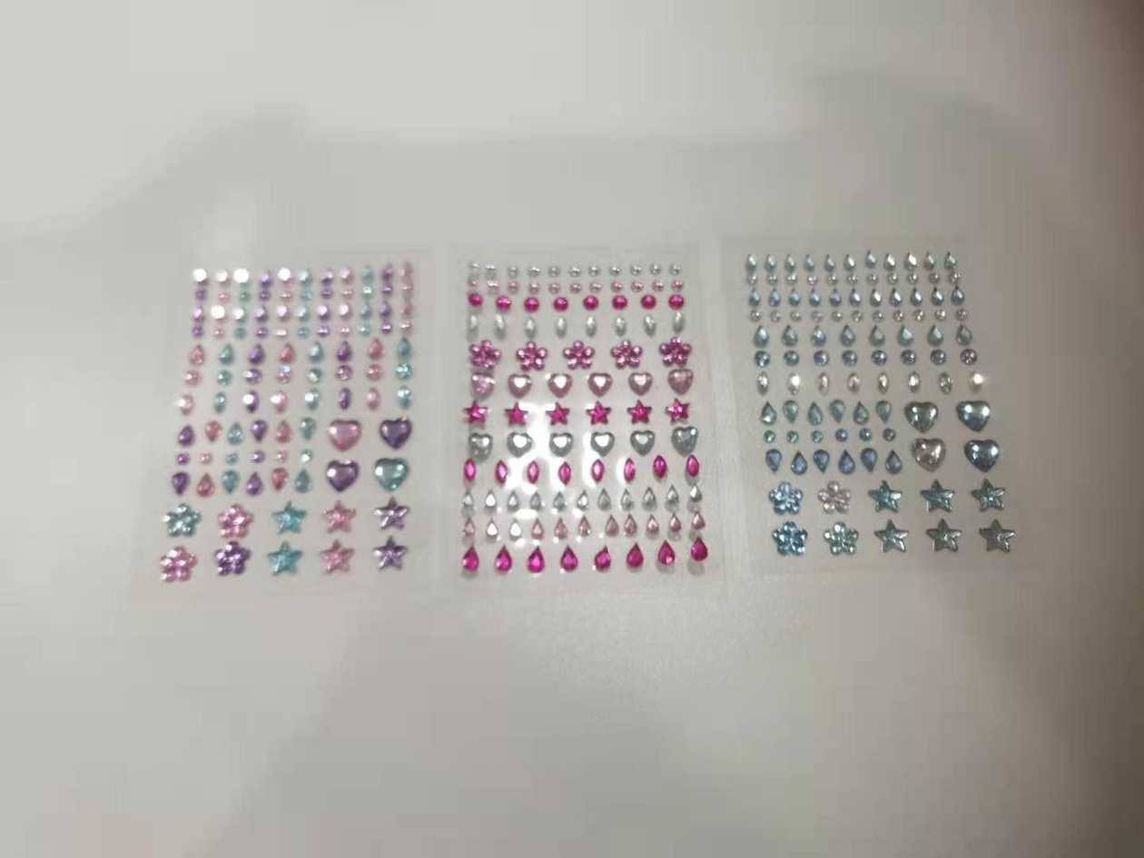 Illusion Collection Gem Stickers (3Types)(A)