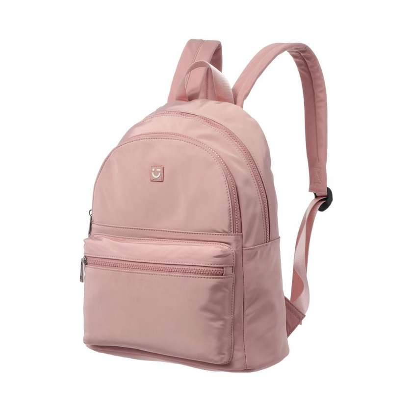 Practical Style Backpack (Grayish Pink)