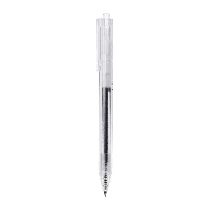 Hexagonal White Barrel Sign Pen(Black)