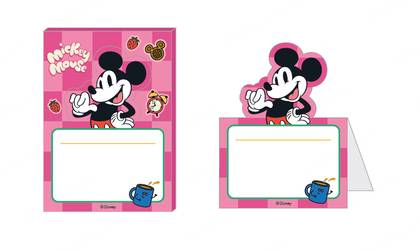 Disney Mickey Food Collection 3D Note Pad (30 Sheets)