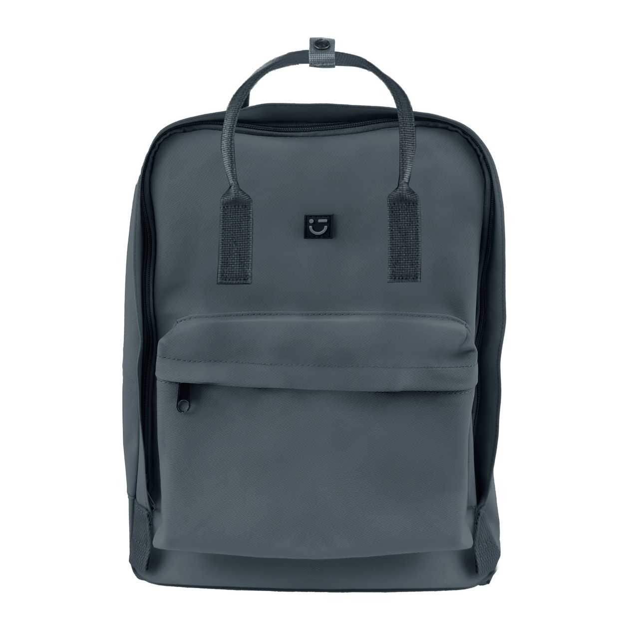 Solid Color Large Capacity Backpack(Blue Gray)