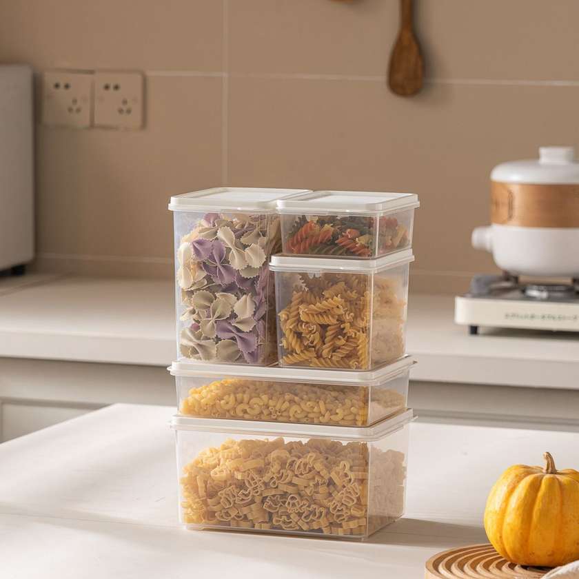 White Food Container 1100mL (Tall)