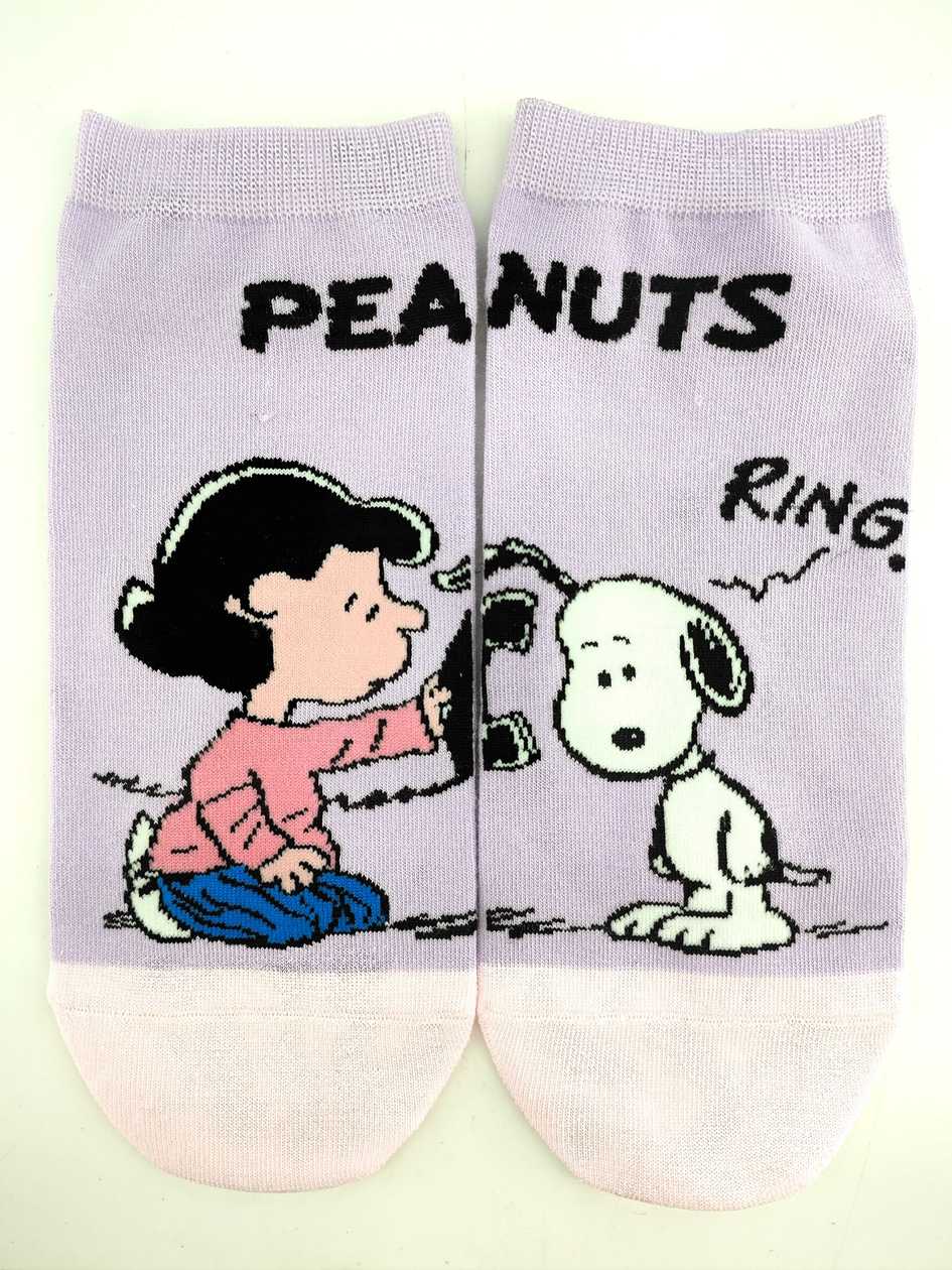 Snoopy Colorful Life Collection Ankle Socks(Purple)