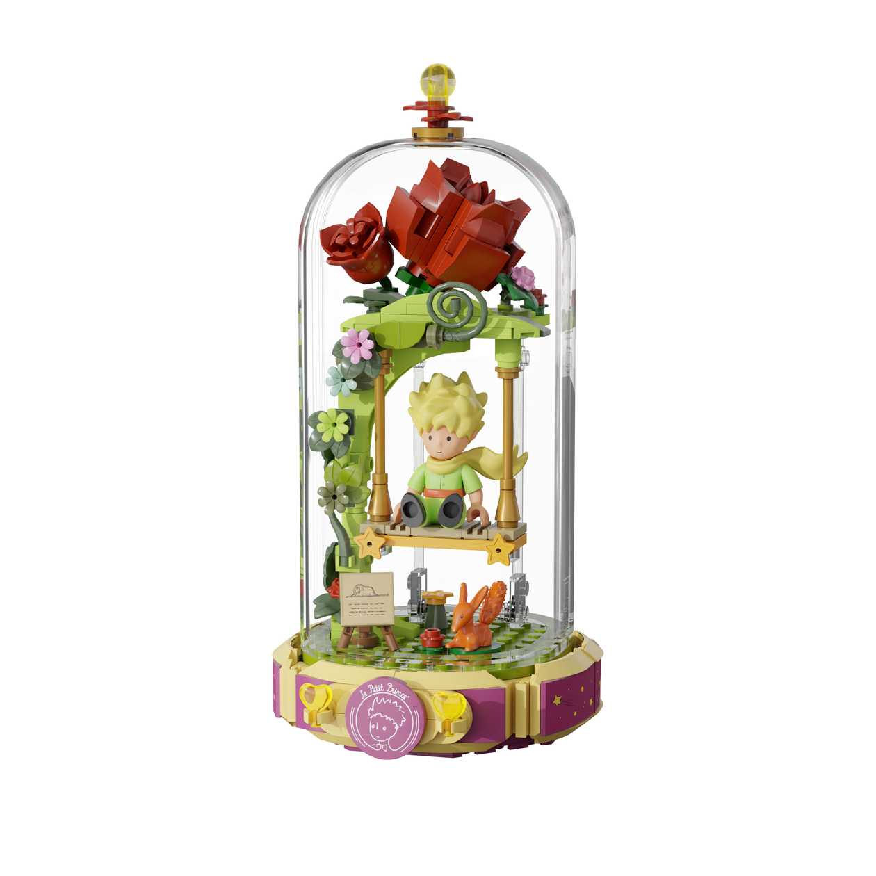 Le Petit Prince Building Block-Rose Swing