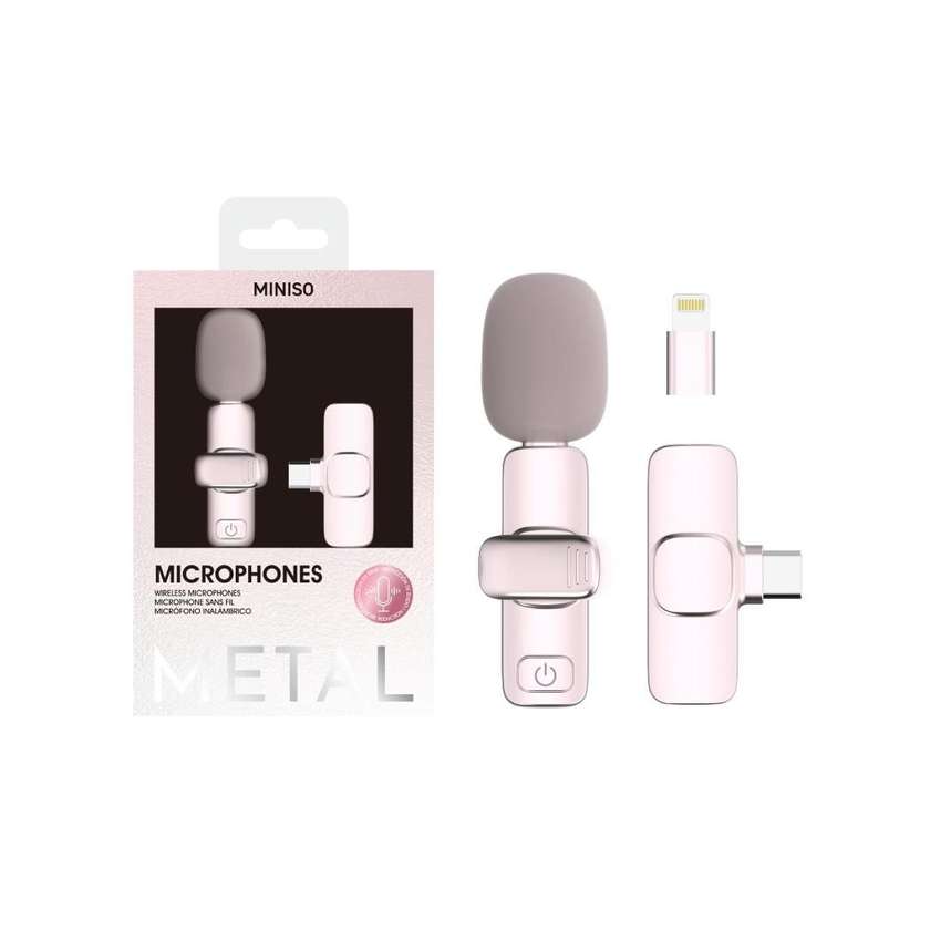 Mini Wireless Microphone for Phones Model: SW-MCW03(Pink)