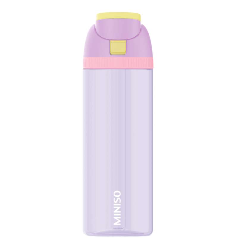 Sports Series Tritan Bottle with Straw & Handle 850mL(Purple)