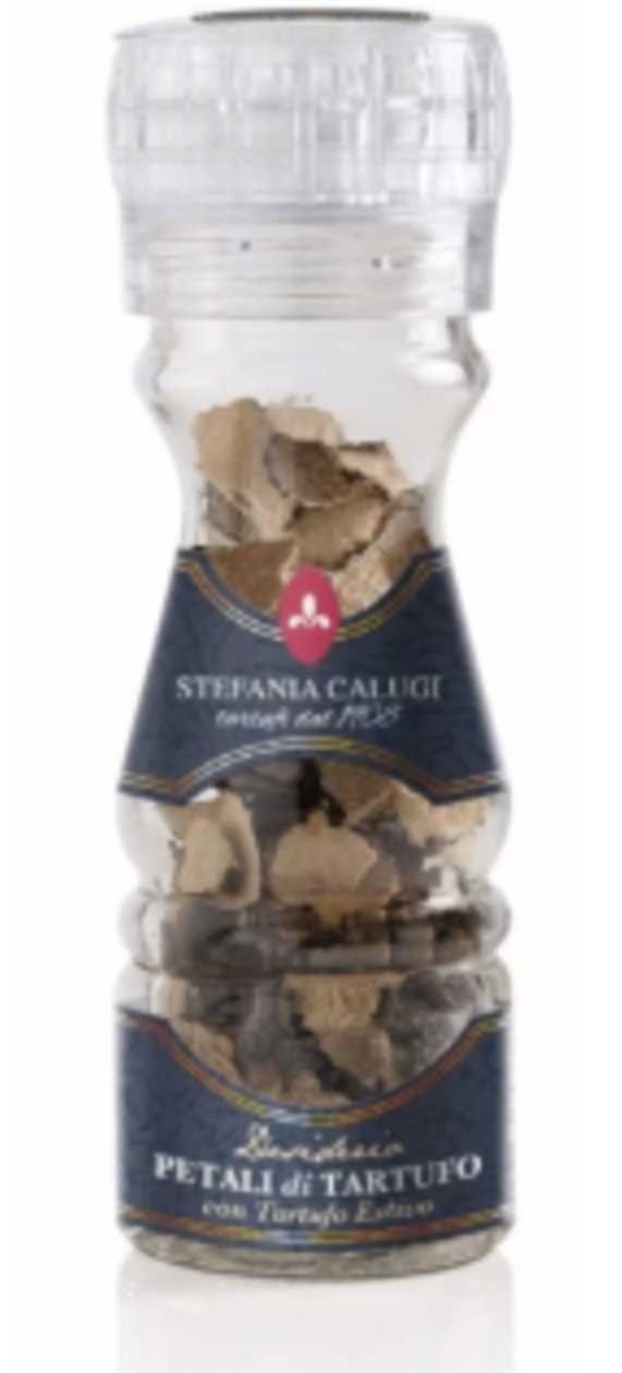Dried truffle flakes with black salt grinder 15g