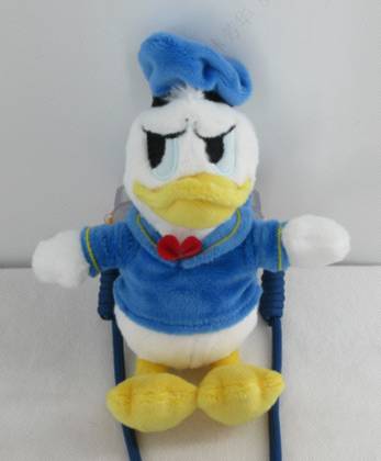 Disney Donald Duck 90th Anniversary Collection Plush Phone Hanger(Angry)