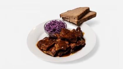 BBQ Pork Ribs with Bread