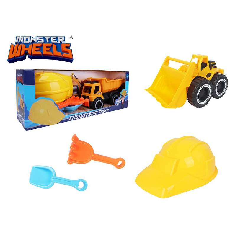 Engineering Vehicle Series(Dump Truck & Helmet Tool Set)