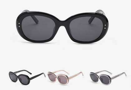 F-044 Polarized Oval Sunglasses