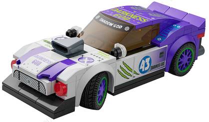 3-in-1 Building Block Racing Car Series(Purple,MY-001)
