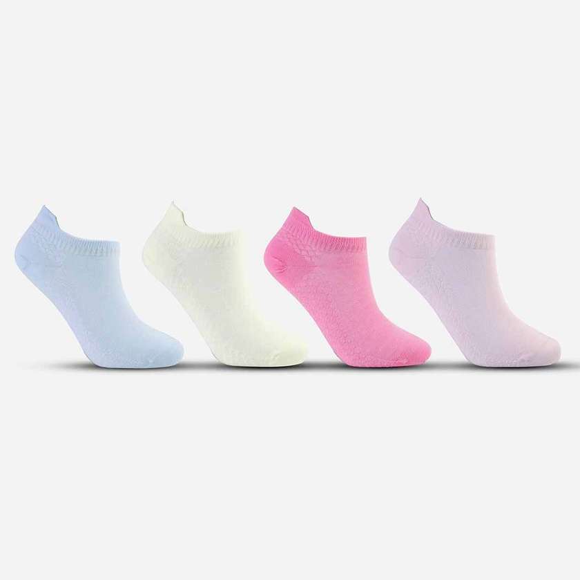 Candy Color Women＇s Ankle Socks (2 Pairs)