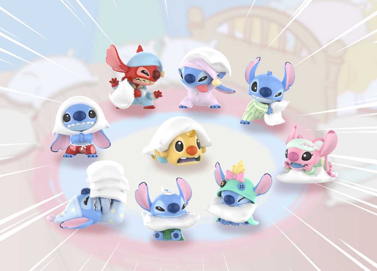 Disney Stitch Pillow Fight Collection Figure Surprise Box