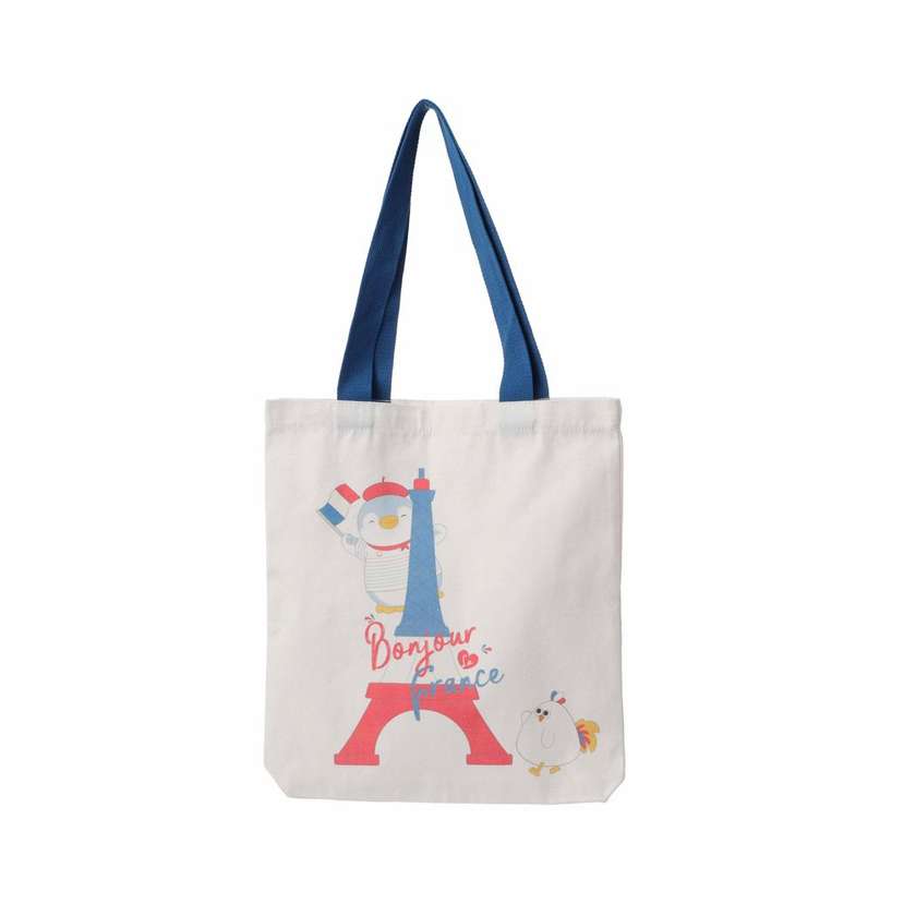 Mini Family French Holiday Series Shopping Bag(Blue)