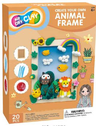 Light Clay Photo Frame(Animal World)