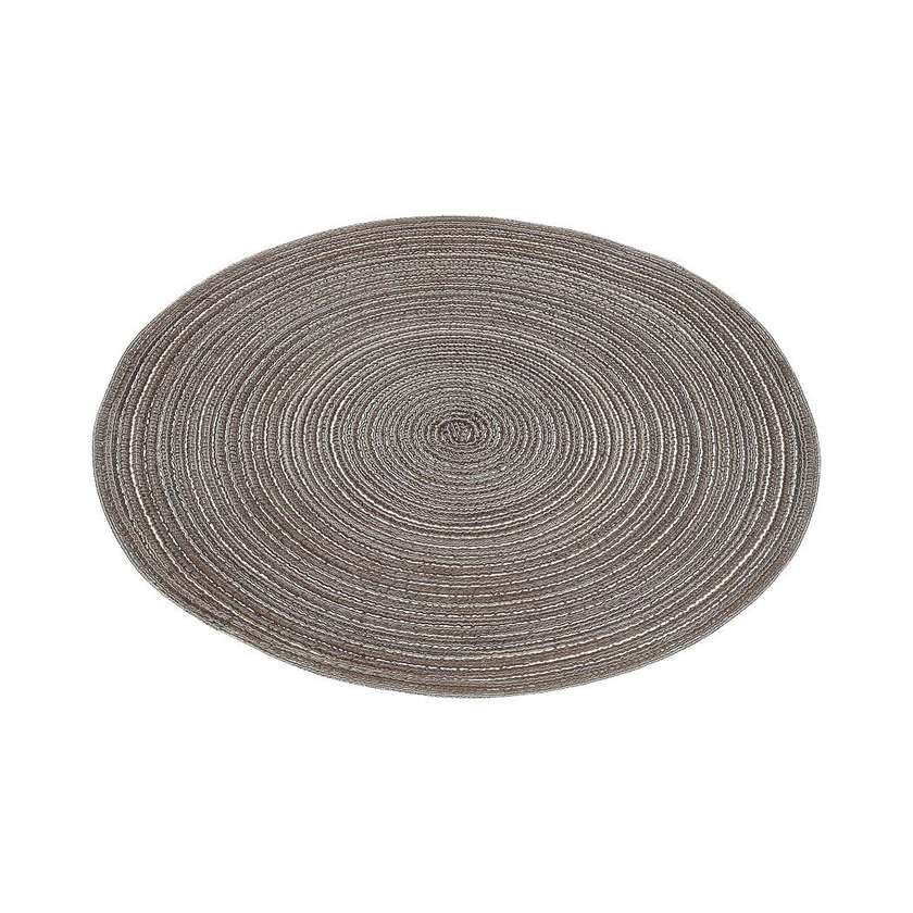 Round Braided Placemat(Khaki)