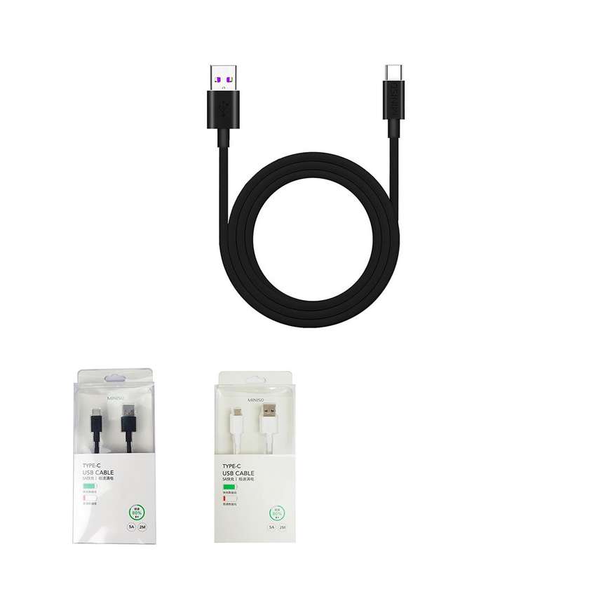 5A Quick Charge Type-C Data Cable 2m (White)