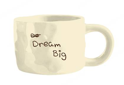 Ceramic Mug with Handle 250mL(Beige)