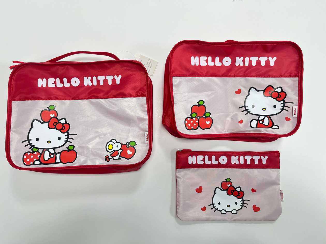 Hello Kitty Apple Collection Clothes Storage Bags (3 pcs)