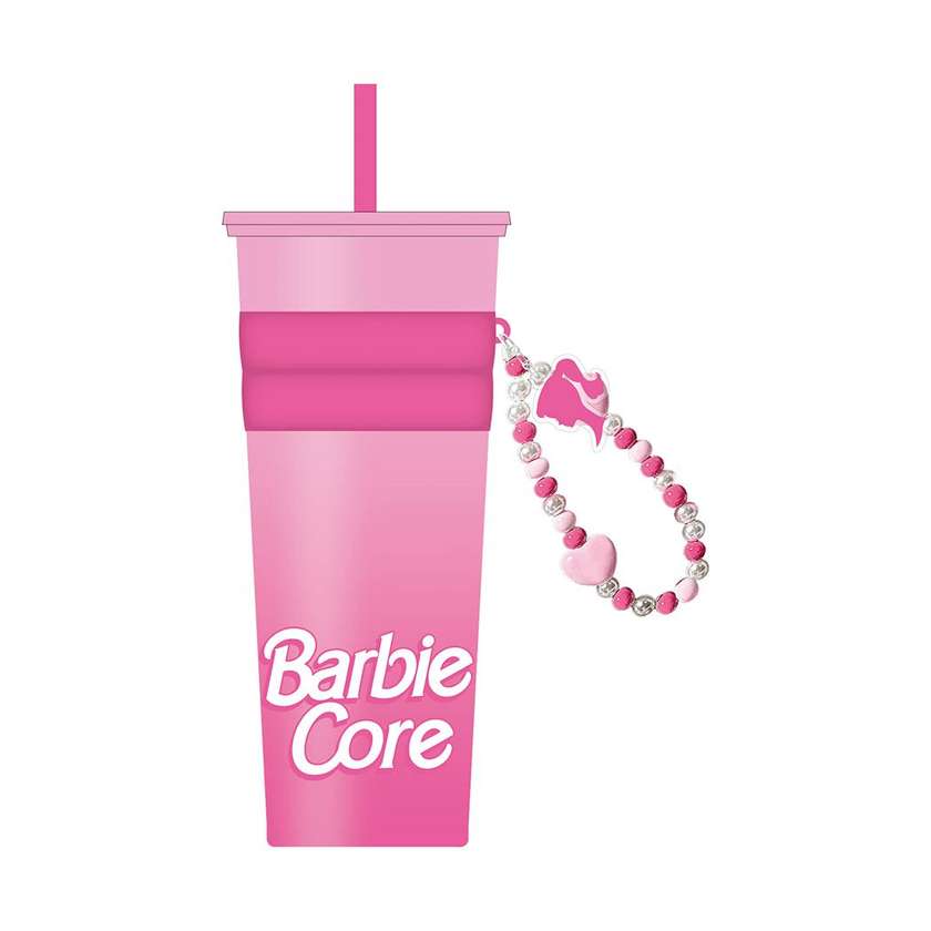 Barbie Collection Stainless Steel Tumber with Pendant and Straw 800mL(B)