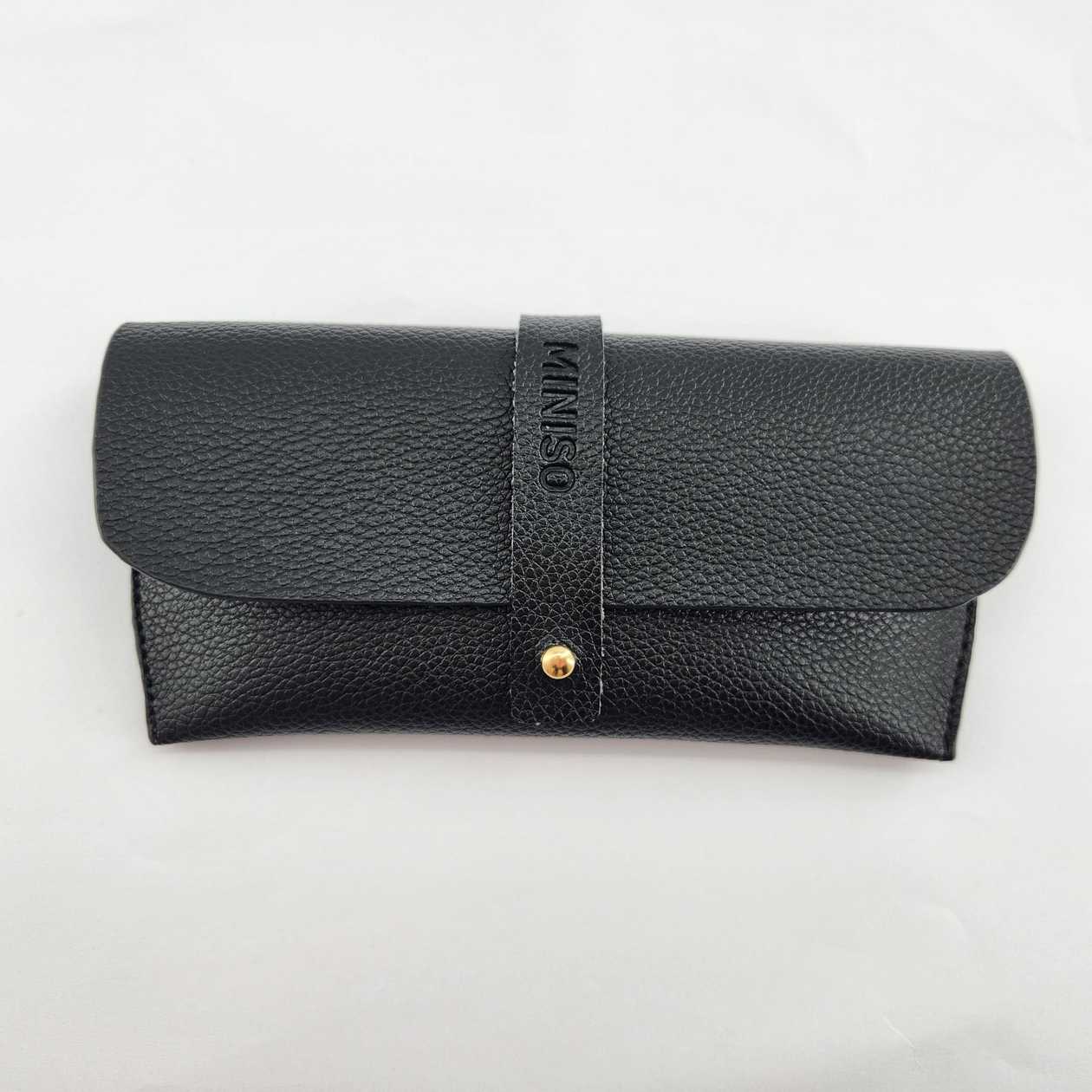 Silvery Gray Series Glasses Case(Black)