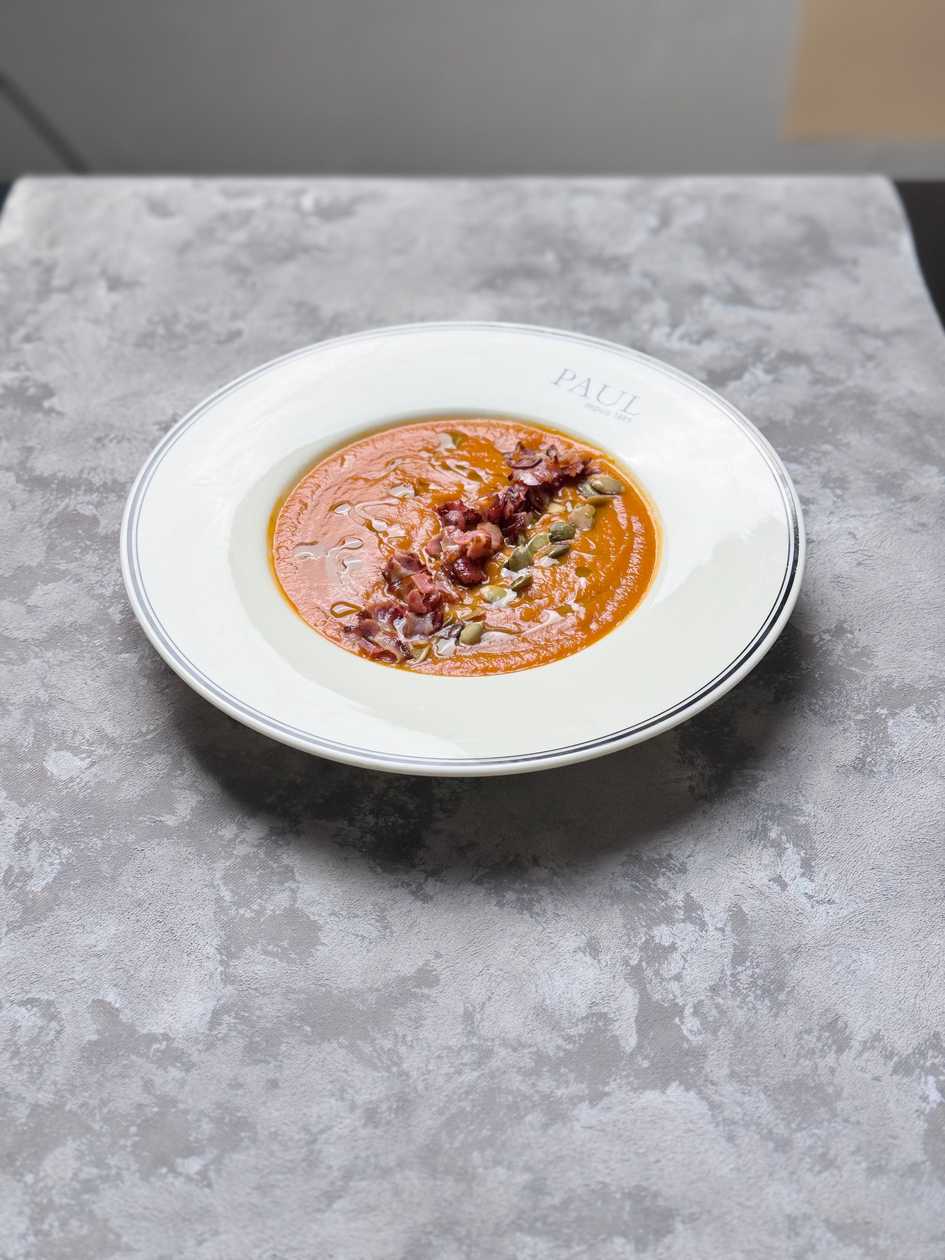 Гарбузовий суп з беконом