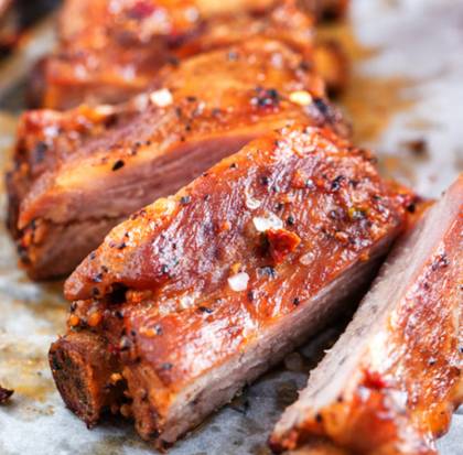 Grilled Pork Ribs Half Portion