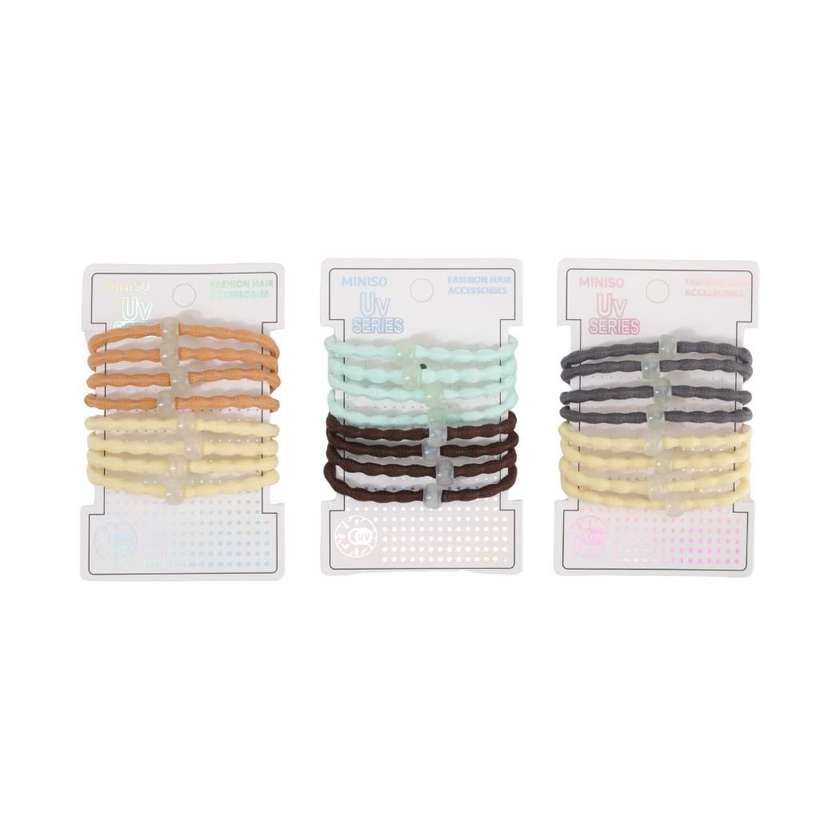 UV Color-Changing Series Hair Ties (8 pcs)