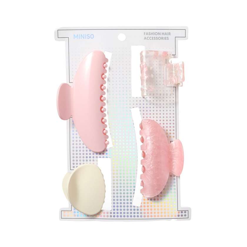 Basic Style Hair Claw Clips (4 pcs)