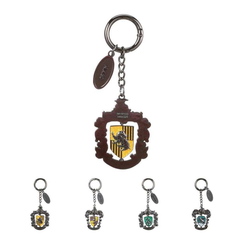 Harry Potter School Rotatory Metal Keychain