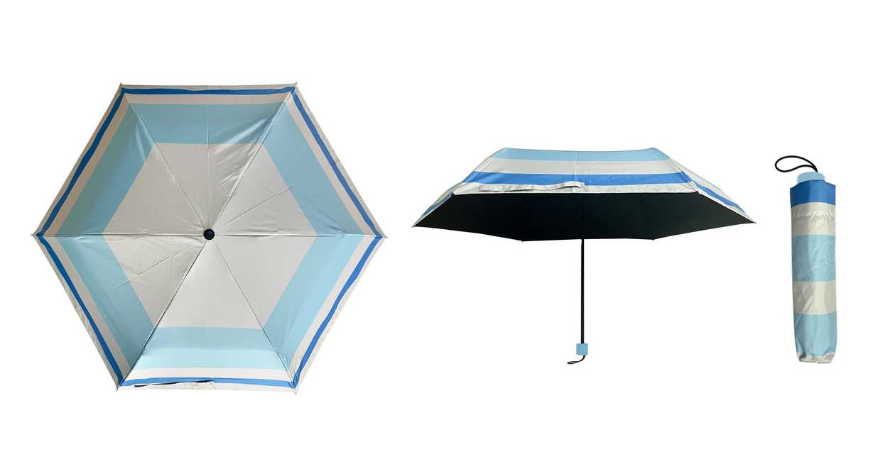 Striped Series Sun Umbrella(Blue)