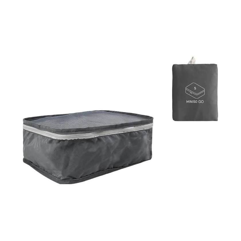 Miniso Go Series Foldable Clothes Storage Bag (S)(Dark gray)
