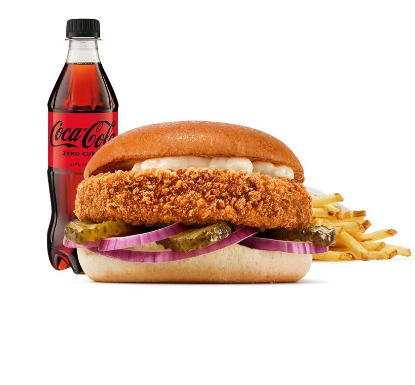 Crispy Supreme Sandwich meal