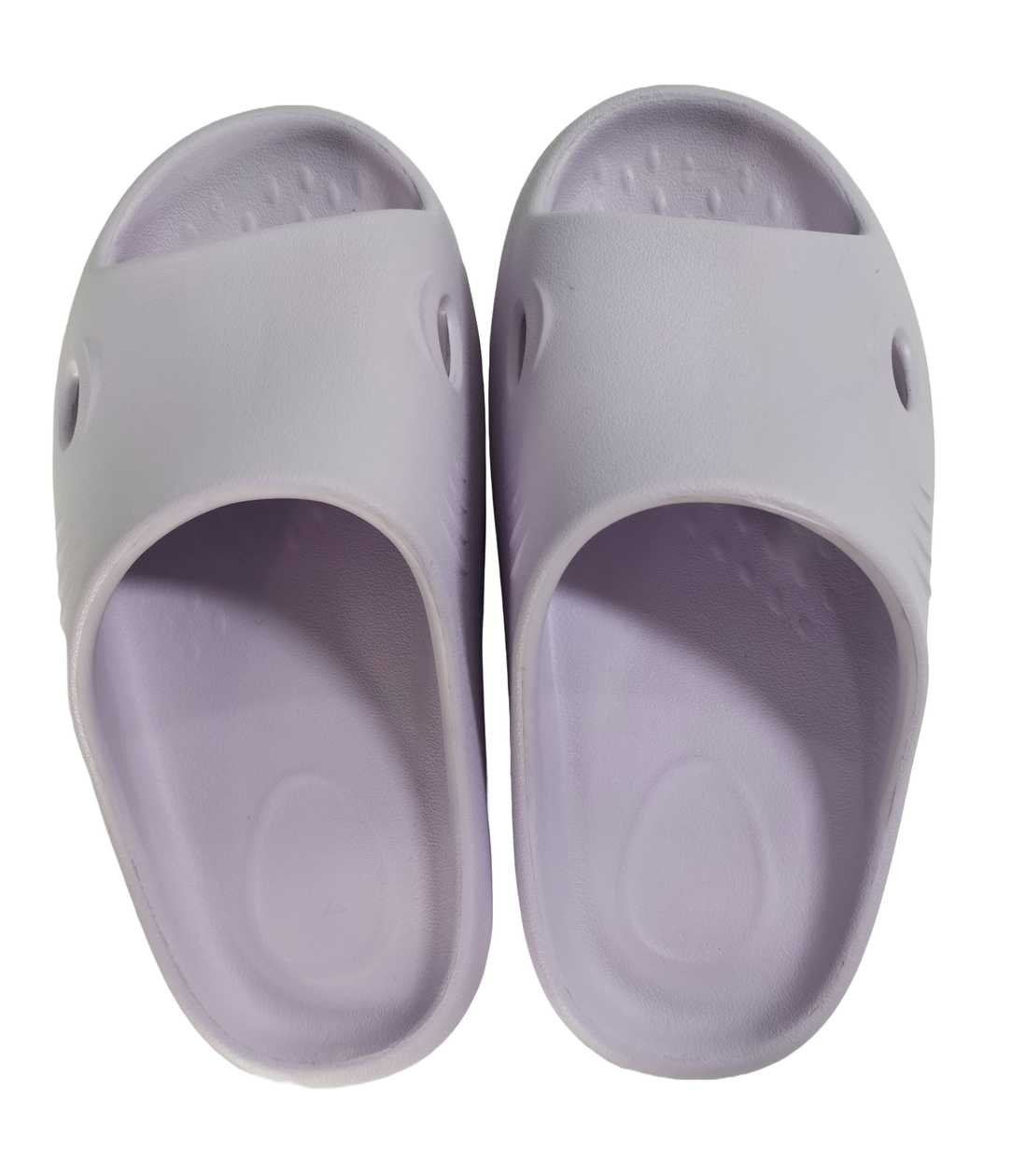 Kids Peep Toe Slippers with Thick Sole(27-28,Purple)
