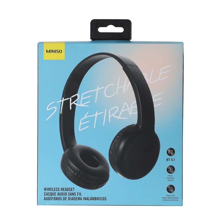 Minimalist Wireless Headset  Model: CH510(Black)