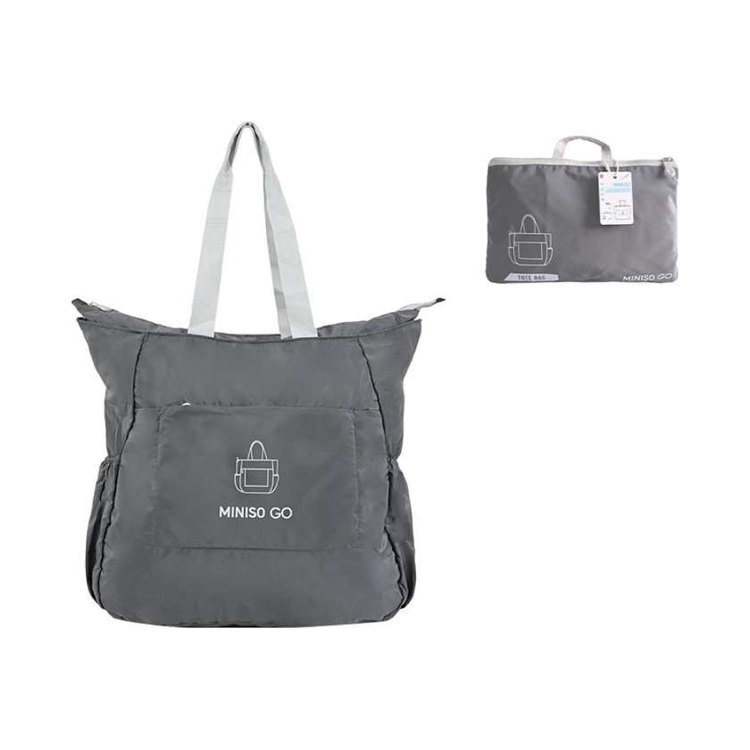 Miniso Go Series Foldable Handbag(Dark gray)