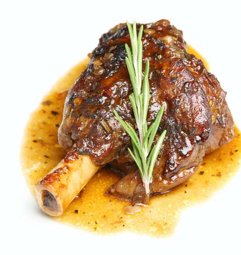 Braised Lamb Shank With Rosemary